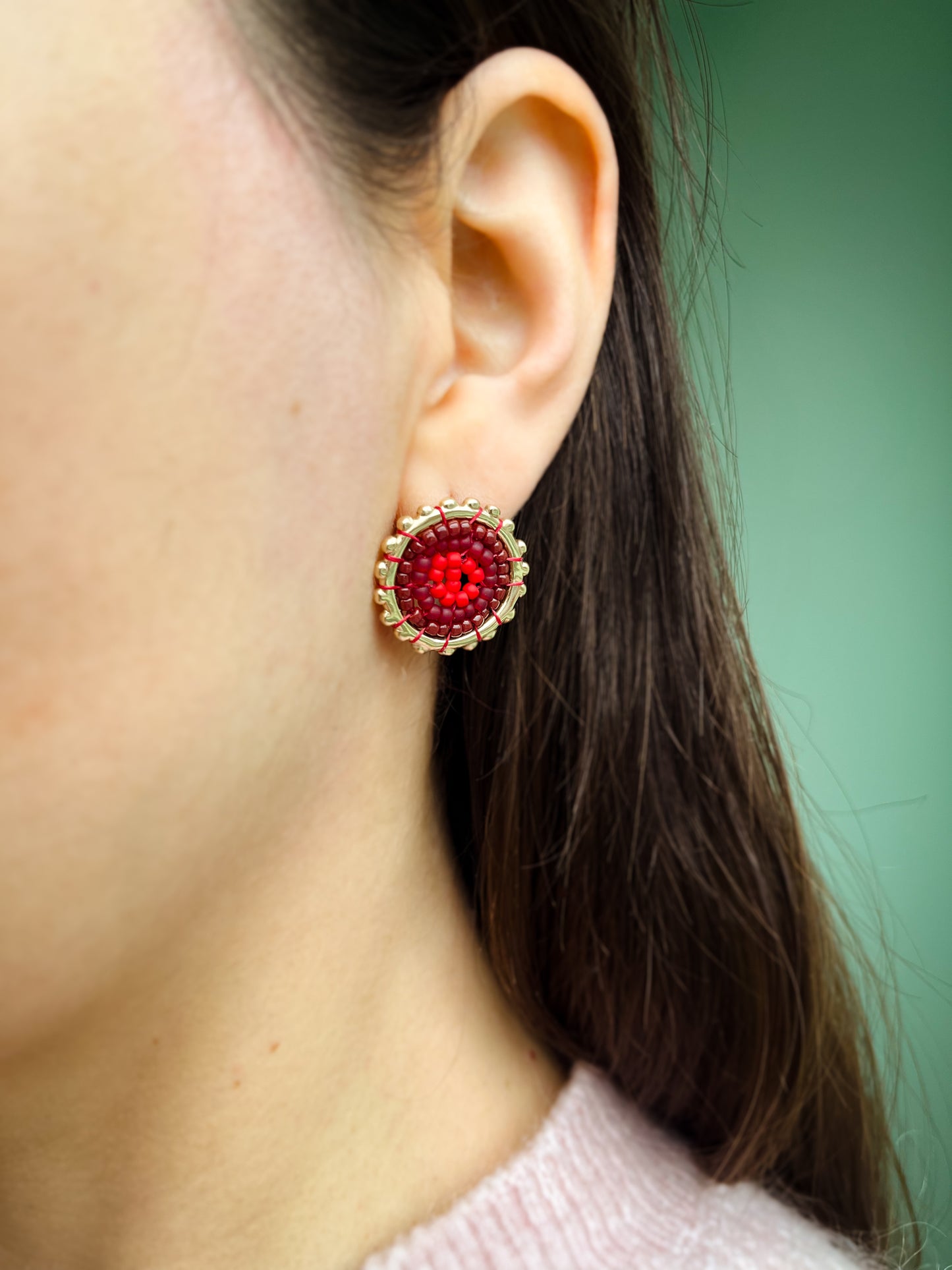 Halo Loops – Bronze Beaded