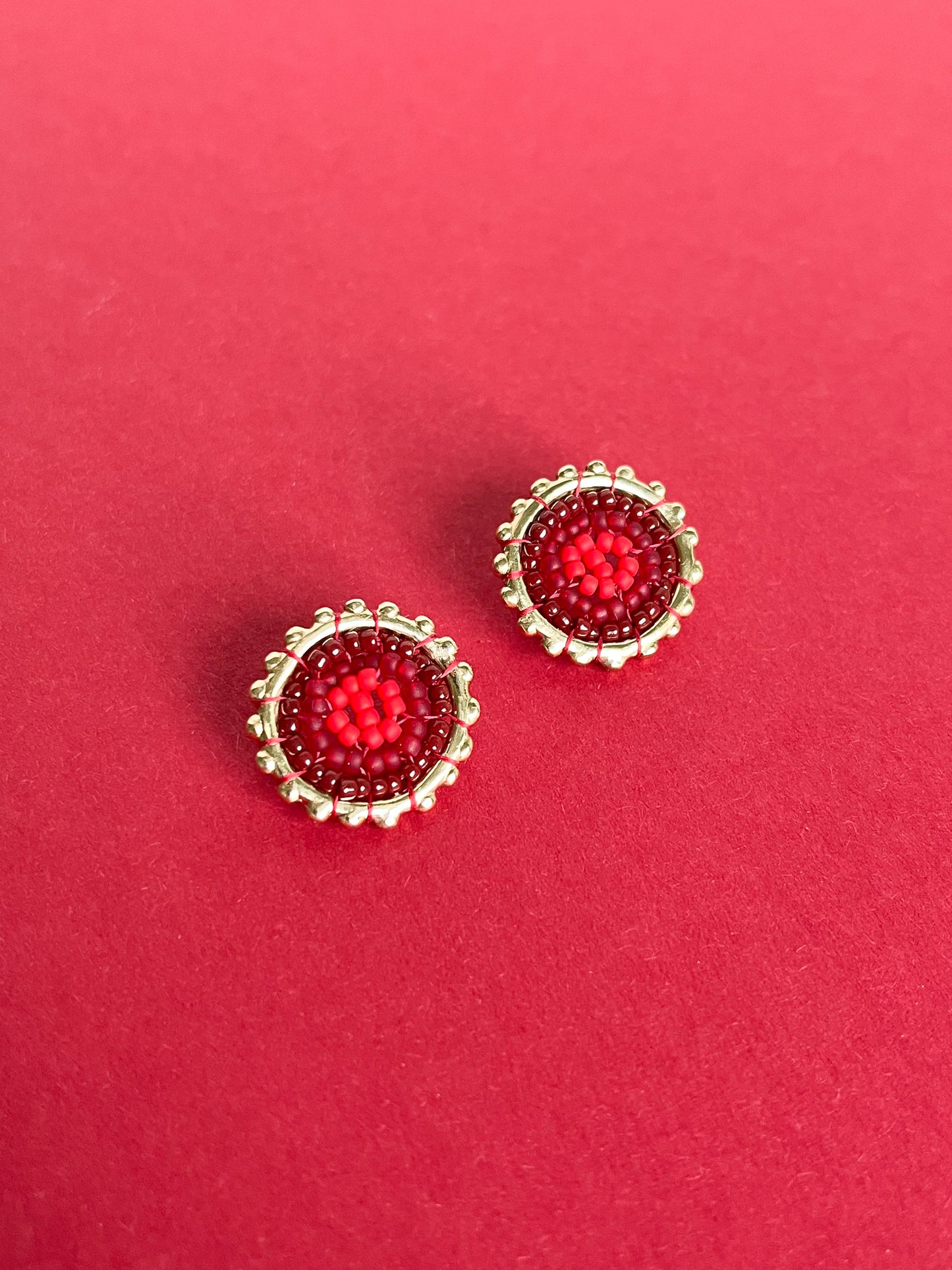 Halo Loops – Bronze Beaded